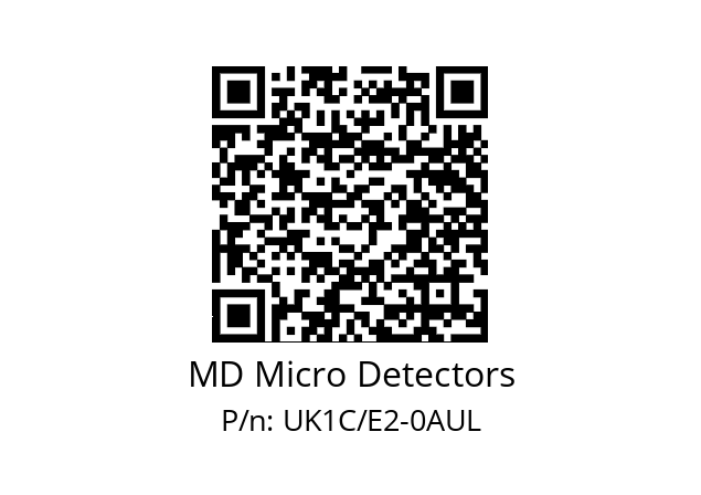   MD Micro Detectors UK1C/E2-0AUL