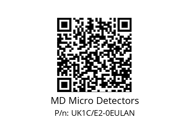   MD Micro Detectors UK1C/E2-0EULAN