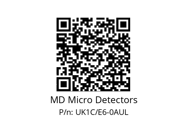   MD Micro Detectors UK1C/E6-0AUL