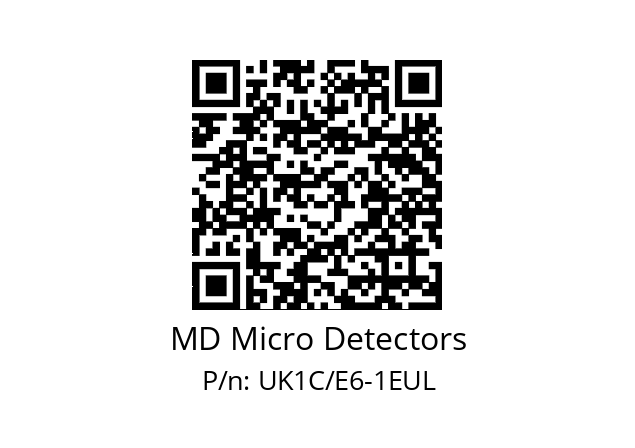   MD Micro Detectors UK1C/E6-1EUL