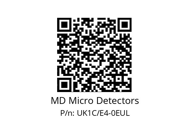   MD Micro Detectors UK1C/E4-0EUL