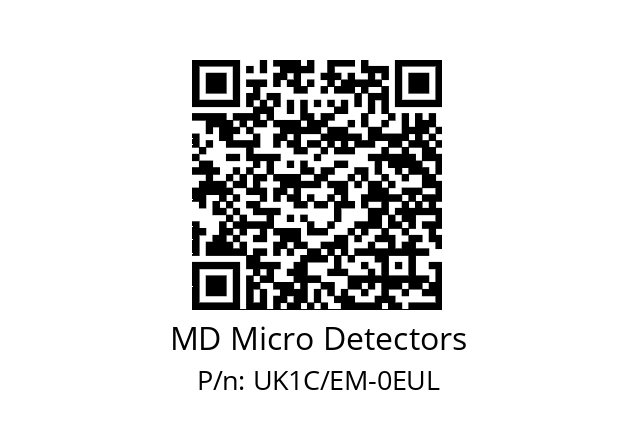   MD Micro Detectors UK1C/EM-0EUL