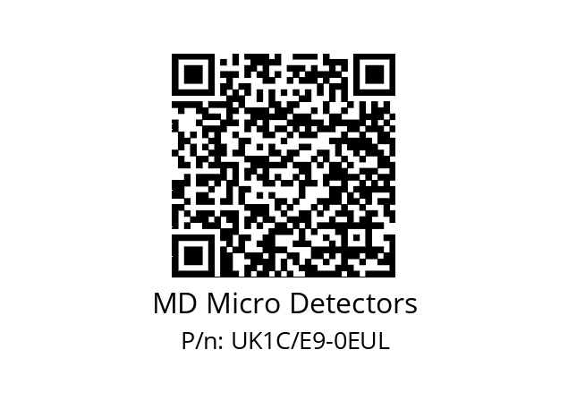   MD Micro Detectors UK1C/E9-0EUL