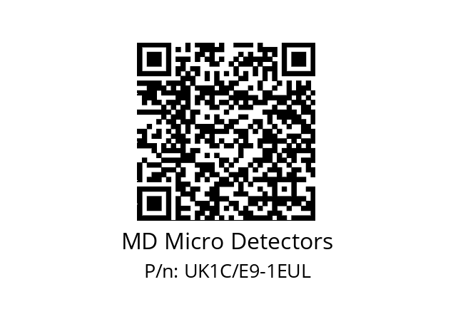   MD Micro Detectors UK1C/E9-1EUL