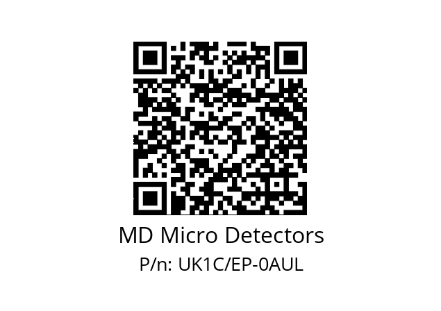   MD Micro Detectors UK1C/EP-0AUL