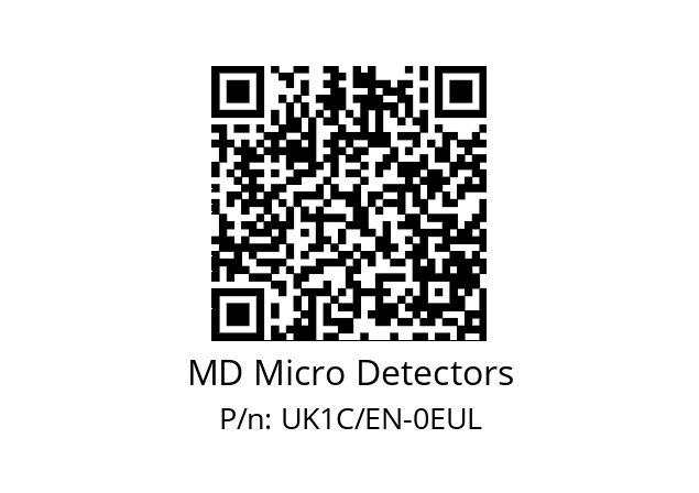   MD Micro Detectors UK1C/EN-0EUL