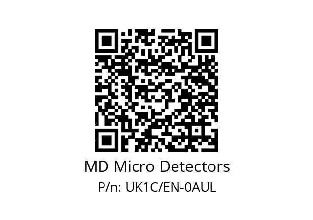   MD Micro Detectors UK1C/EN-0AUL