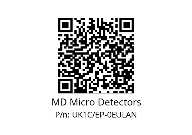   MD Micro Detectors UK1C/EP-0EULAN