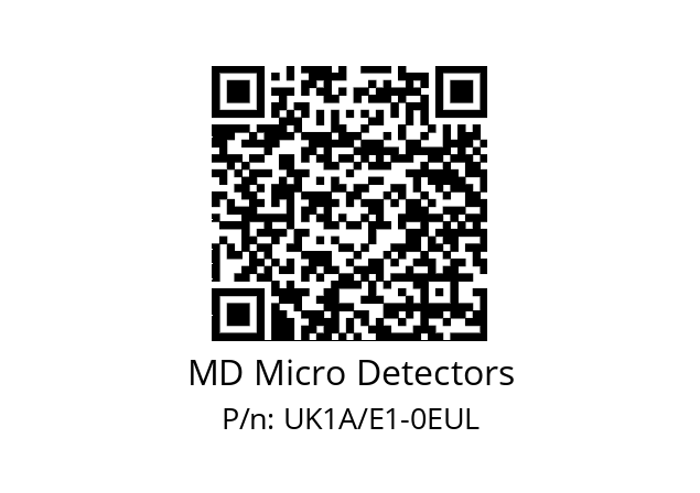   MD Micro Detectors UK1A/E1-0EUL