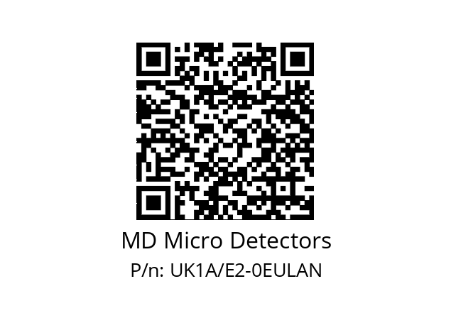   MD Micro Detectors UK1A/E2-0EULAN