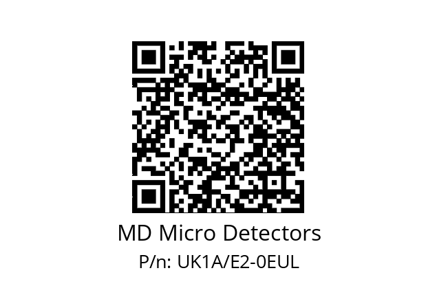   MD Micro Detectors UK1A/E2-0EUL