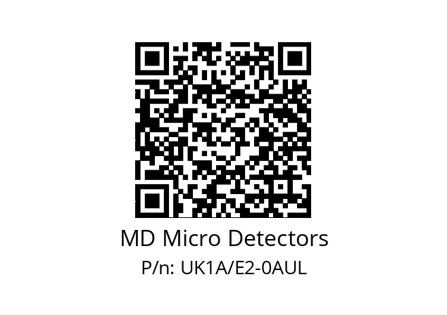   MD Micro Detectors UK1A/E2-0AUL