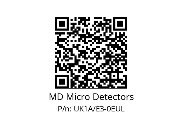   MD Micro Detectors UK1A/E3-0EUL