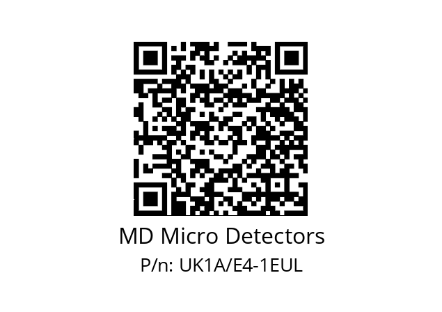   MD Micro Detectors UK1A/E4-1EUL