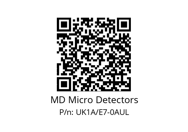   MD Micro Detectors UK1A/E7-0AUL