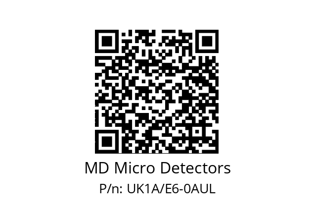   MD Micro Detectors UK1A/E6-0AUL