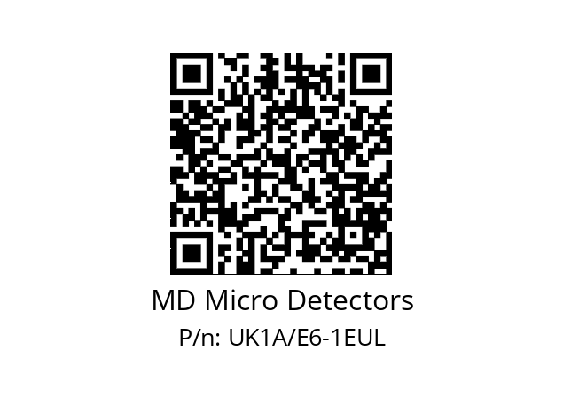   MD Micro Detectors UK1A/E6-1EUL