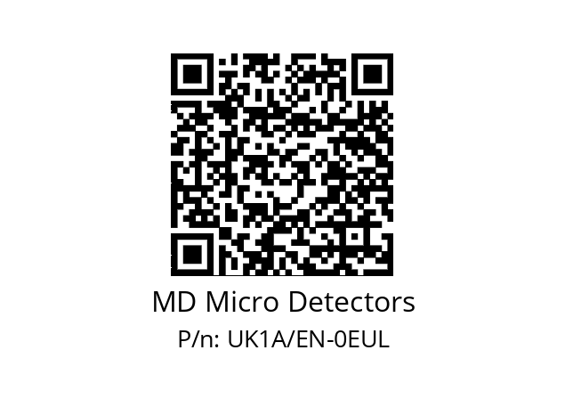   MD Micro Detectors UK1A/EN-0EUL