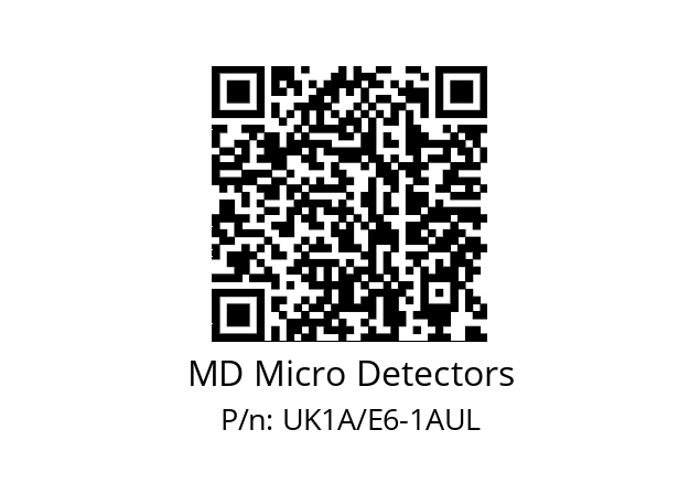   MD Micro Detectors UK1A/E6-1AUL