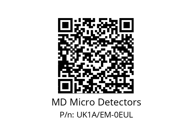   MD Micro Detectors UK1A/EM-0EUL