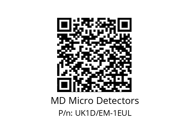   MD Micro Detectors UK1D/EM-1EUL