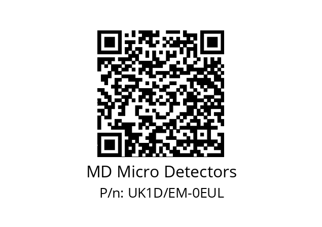   MD Micro Detectors UK1D/EM-0EUL