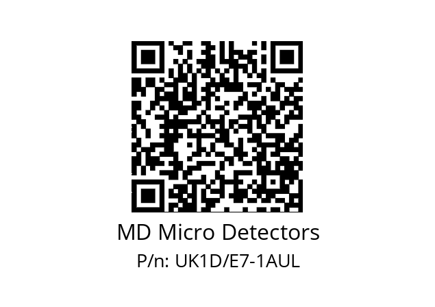   MD Micro Detectors UK1D/E7-1AUL