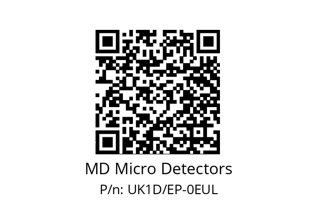   MD Micro Detectors UK1D/EP-0EUL