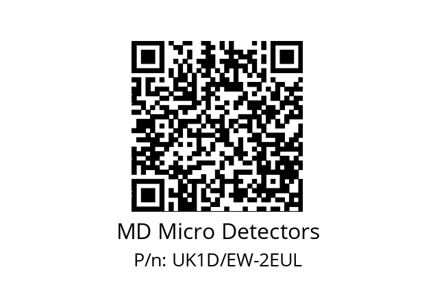   MD Micro Detectors UK1D/EW-2EUL