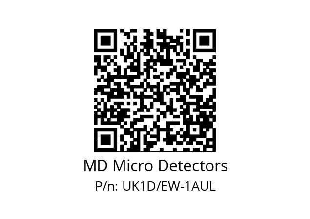   MD Micro Detectors UK1D/EW-1AUL