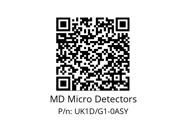   MD Micro Detectors UK1D/G1-0ASY