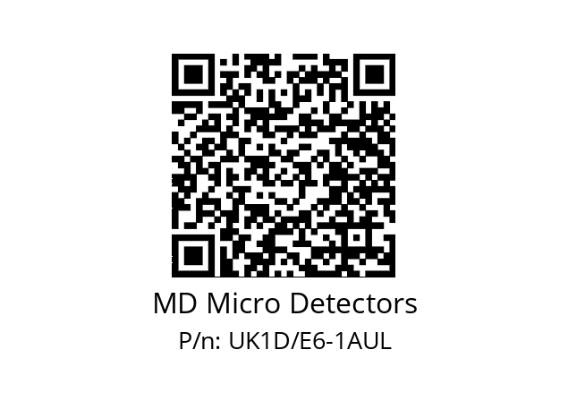   MD Micro Detectors UK1D/E6-1AUL