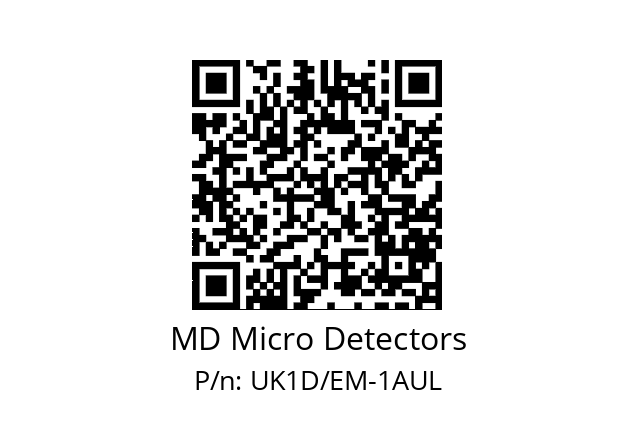   MD Micro Detectors UK1D/EM-1AUL