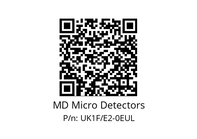   MD Micro Detectors UK1F/E2-0EUL