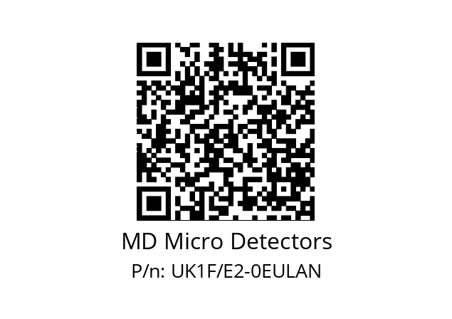   MD Micro Detectors UK1F/E2-0EULAN