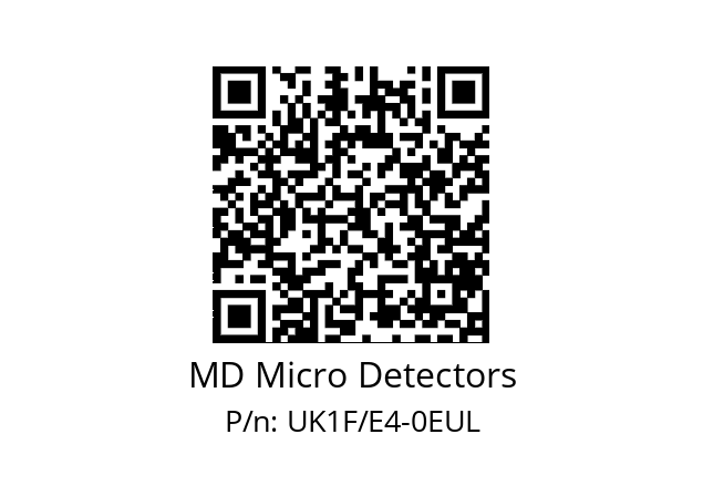   MD Micro Detectors UK1F/E4-0EUL