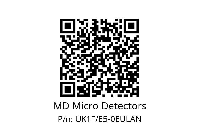   MD Micro Detectors UK1F/E5-0EULAN