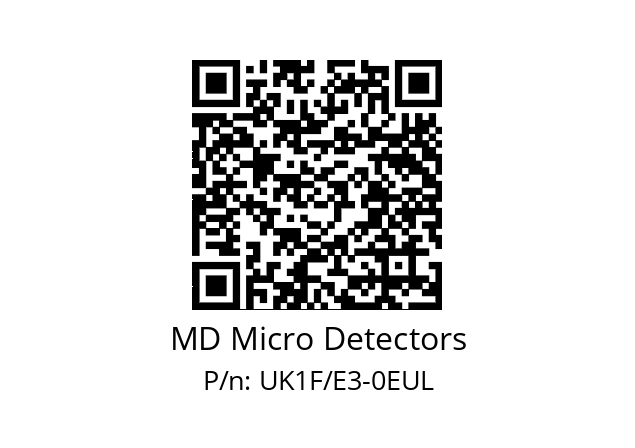   MD Micro Detectors UK1F/E3-0EUL