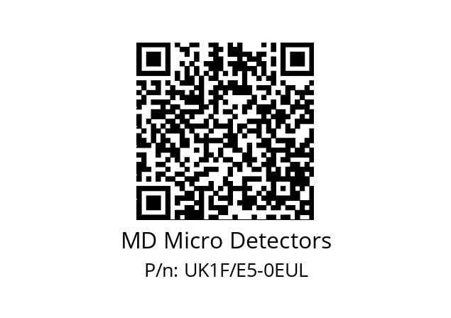   MD Micro Detectors UK1F/E5-0EUL