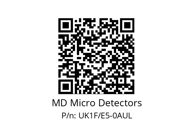   MD Micro Detectors UK1F/E5-0AUL