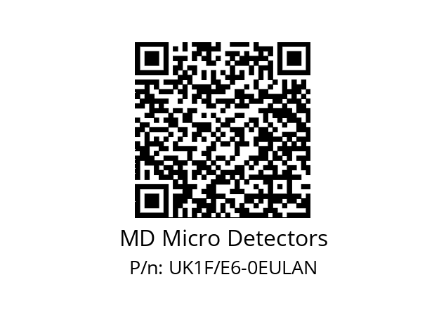   MD Micro Detectors UK1F/E6-0EULAN