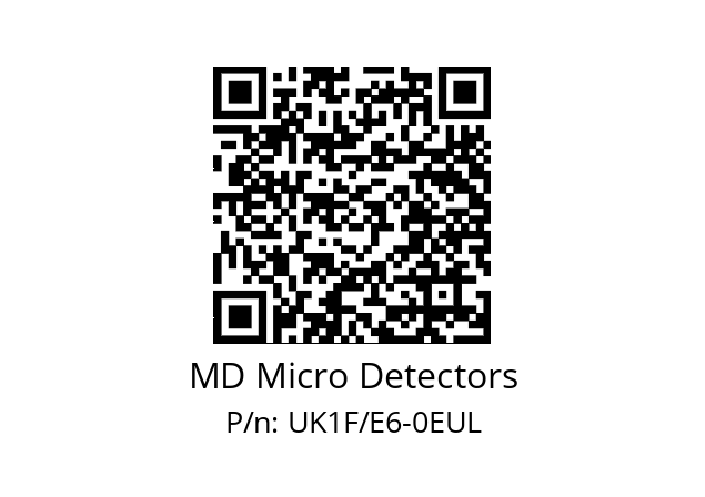   MD Micro Detectors UK1F/E6-0EUL