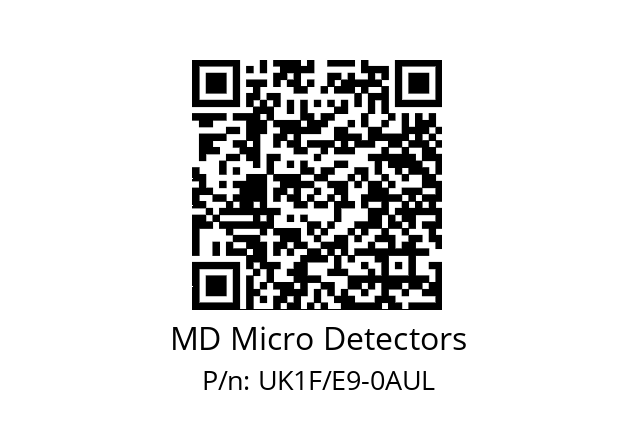   MD Micro Detectors UK1F/E9-0AUL