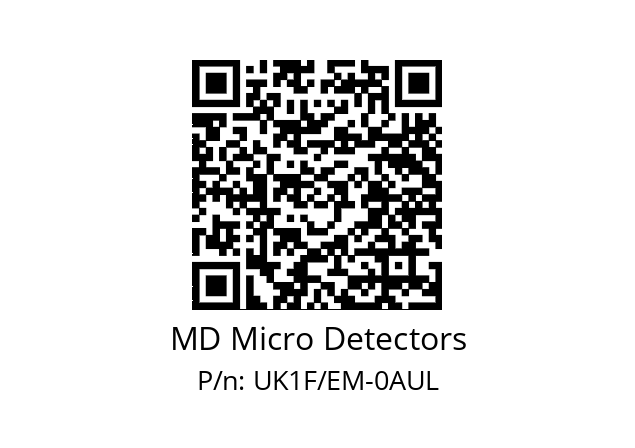   MD Micro Detectors UK1F/EM-0AUL