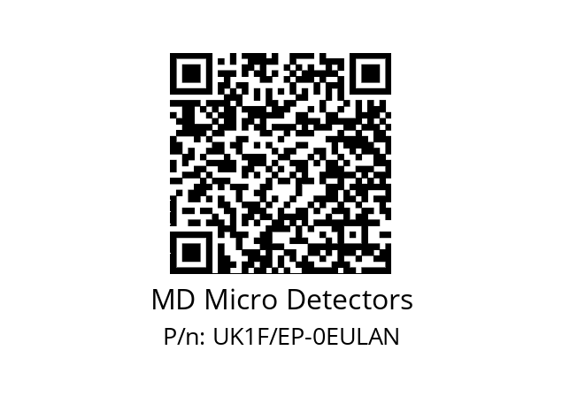   MD Micro Detectors UK1F/EP-0EULAN