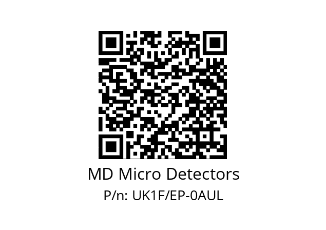   MD Micro Detectors UK1F/EP-0AUL