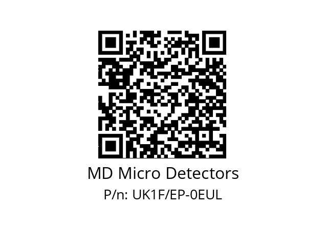   MD Micro Detectors UK1F/EP-0EUL