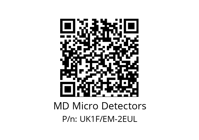   MD Micro Detectors UK1F/EM-2EUL