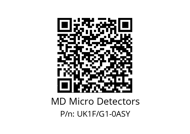   MD Micro Detectors UK1F/G1-0ASY