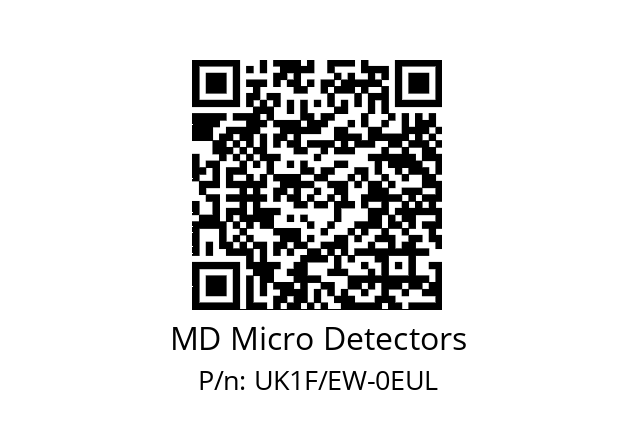   MD Micro Detectors UK1F/EW-0EUL